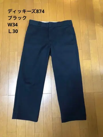 [ 스테디셀러 ] 디키즈 DICKIES 874 블랙 오리지널 핏 W34