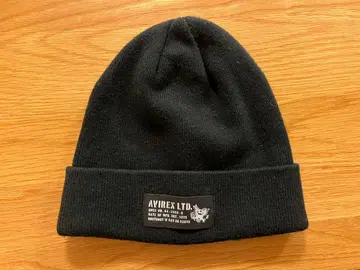 AVIREX 니트 모자 니트 캡 비니 아비렉스