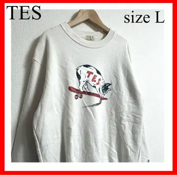 TES 프렌치 불독 스케이트보드 맨투맨 L 사이즈