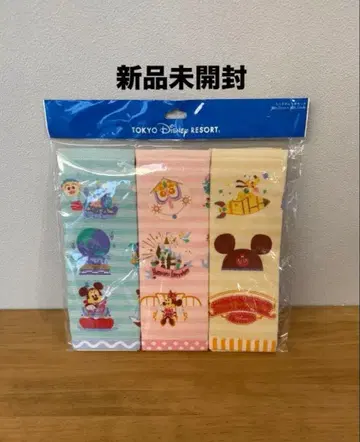 미개봉 새상품 도쿄 디즈니 리조트 미니 타월 3개 세트 핸드 타월