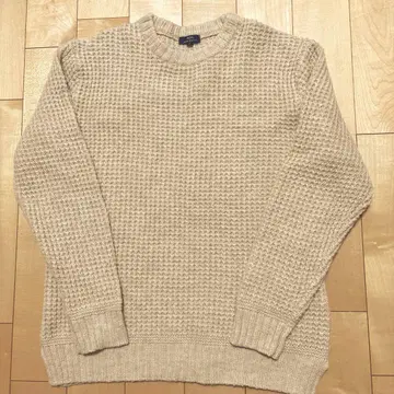 어반 리서치 울 혼방 니트 풀오버 38호 베이지