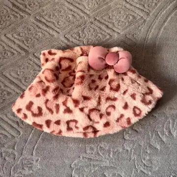 usj 유니버셜 레오파드 무늬 버킷햇 버킷햇 팬캡 키티