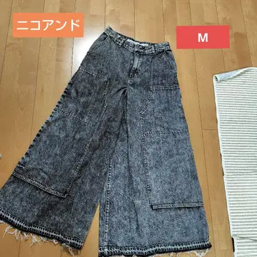 니코앤드 와이드 데님 팬츠 M