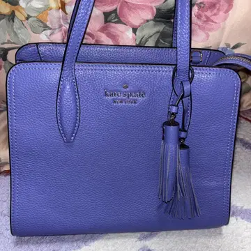 미사용품 kate spade 보라색 핸드백 태슬 포함 2way