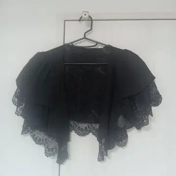 블랙 레이스 볼레로 리버서블