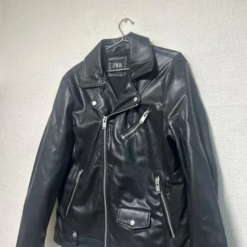 대인기 디자인 ZARA 라이더 자켓 가죽 자라 더블 L
