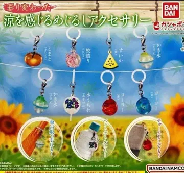 색채가 변한 시원함을 느끼는 표식 액세서리 가챠 컴플리트