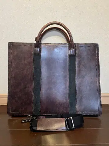 린고 창업 노포 무라 염색 최고급 가죽 DRAWER 백