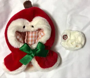 10~12cm 봉제인형 의류 사과 코스튬