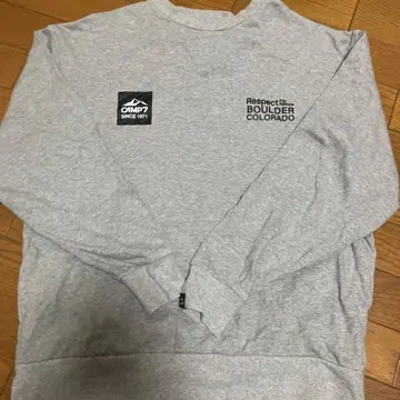 CAMP7 프린트 로고 맨투맨 남성용