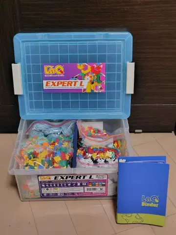 LaQ 묶음 판매 약 2600g/6000피스 초과 케이스 포함