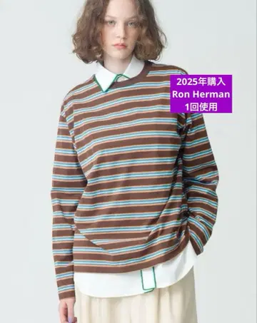 2025년 구매 [론 헤르만] 스트라이프 롱 슬리브 티
