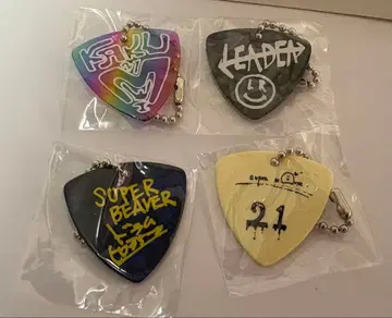 슈퍼 비버 피크 키링 4개 세트