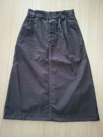 새상품급 45R 45rpm 몰스킨 워크 스커트