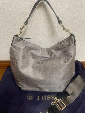 미사용*러셋*라이트 자카드 2way 숄더백