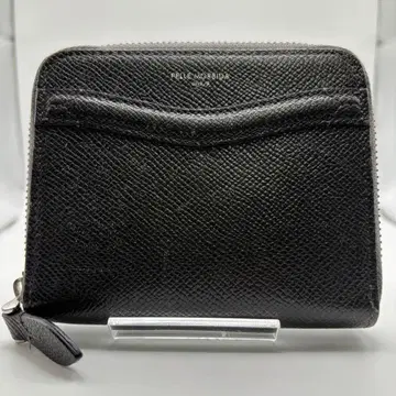 [ 레어 ] 페레 모로비다 가죽 접이식 지갑 라운드 지퍼 그레이