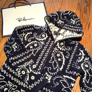 [ 한정 상품 ] Ron Herman 베어풋 드림스 페이즐리 후드티 S