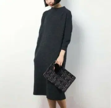 [새상품] studio CLIP 스튜디오 클립 니트 원피스