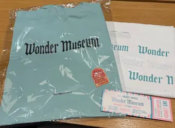 미세스 원더 뮤지엄 토트 티켓 스티커 쇼핑백
