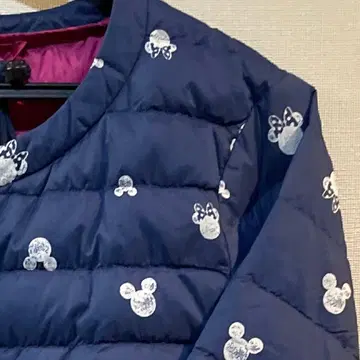 미니 마우스 울트라 라이트 다운 유니클로 M 수납 봉투 있음