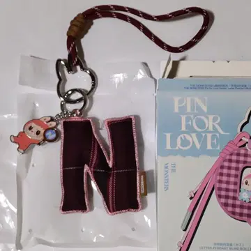 정품 러브브 [ N ] PIN FOR LOVE 알파벳 펜던트