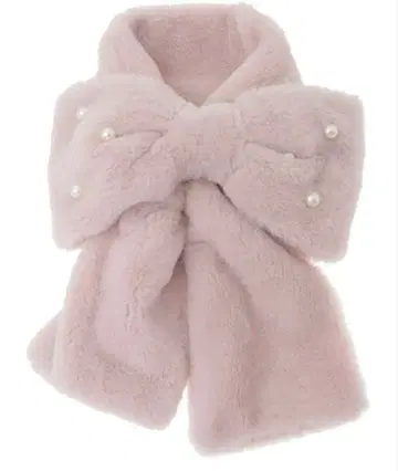 Maison de FLEUR 펄 리본 포함 퍼 티펫