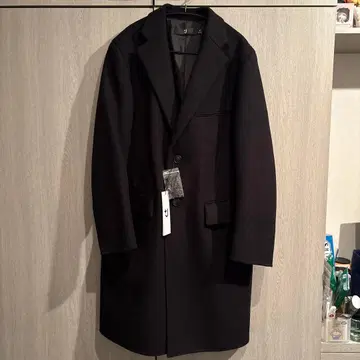 UNIQLO +J 블랙 체스터 코트 M