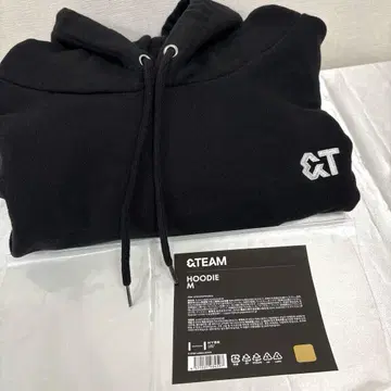 [ 익명 배송 ] &TEAM 공식 초기 로고 후디 [ 컷 ] M