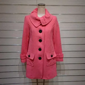 [ MISCH MASCH ] 코트 롱 핑크 M 새상품급