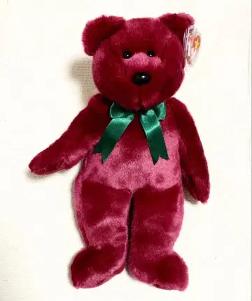 ty 비니 버디 크랜베리 테디베어 와인 크리스마스