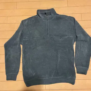 그레이 하프 지퍼 플리스 자켓 M