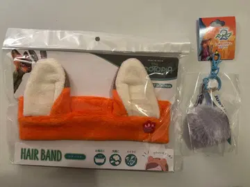 주토피아 닉 헤어밴드 주디 꼬리 키링