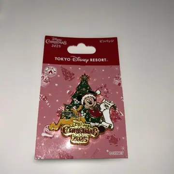 디즈니 크리스마스 2025 핀 배지 미키마우스