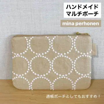 핸드메이드 파우치 미나 페르호넨 tambourine 소품함 통장 케이스