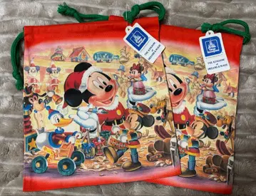 [레어] 도쿄 디즈니랜드 미키마우스 크리스마스 복조리 2개 세트
