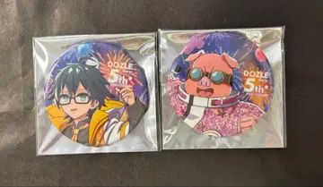 도즈루사 5주년 캔뱃지 온멘