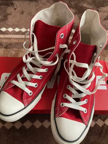 컨버스 올스타 RED 하이컷 스니커즈