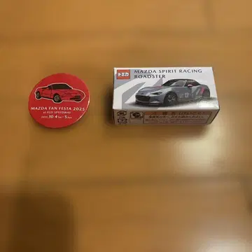 토미카 MAZDA SPIRIT RACING ROADSTER & 캔뱃지