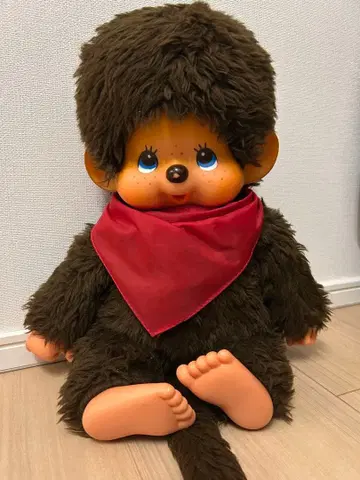 몬치치 L 사이즈 쇼와 레트로 블루 아이