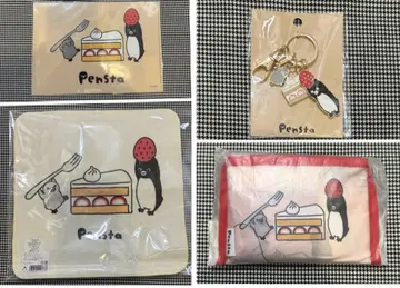 Suica 펭귄 에코백 참 손수건 클리어 파일 펜스타