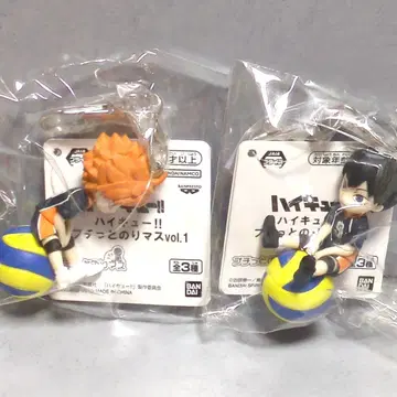 하이큐!! [히나타 쇼요] [카게야마 토비오] 푸치토 노리마스 키링 세트