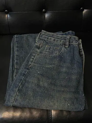 SHAGGIE 반짝이 데님 M 사이즈