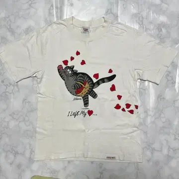 크레이지 셔츠 크리반 캣 T셔츠 90s