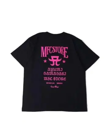 하마사키 아유미 x MFC STORE 콜라보 T셔츠 L 사이즈 핑크