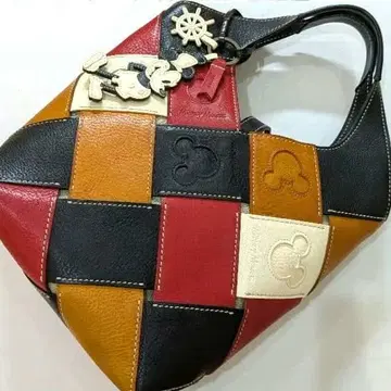 [ 새상품급 ] 겐텐 디즈니 콜라보 토트백 미키 & 미니 참 포함