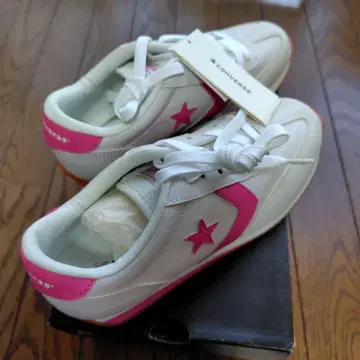 미사용 컨버스 24.5cm 퀵스타 화이트/핑크