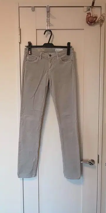 새상품급 theory x AG 데님 Stilt 코듀로이 라이트 그레이