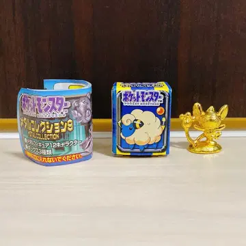 포켓몬 메탈 컬렉션9 에이팜 골드 메탈 피규어