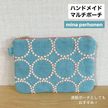 핸드메이드 파우치 미나 페르호넨 tambourine 소품함 통장 케이스