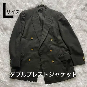 다크 그레이 더블 브레스트 자켓